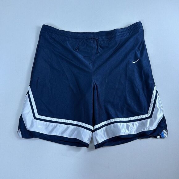 Vintage Nike Basketball Reversible Shorts Mens Size XL Gray Tag Black Active Gym - Picture 1 of 9